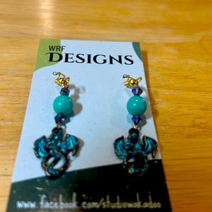 Dragon earrings!